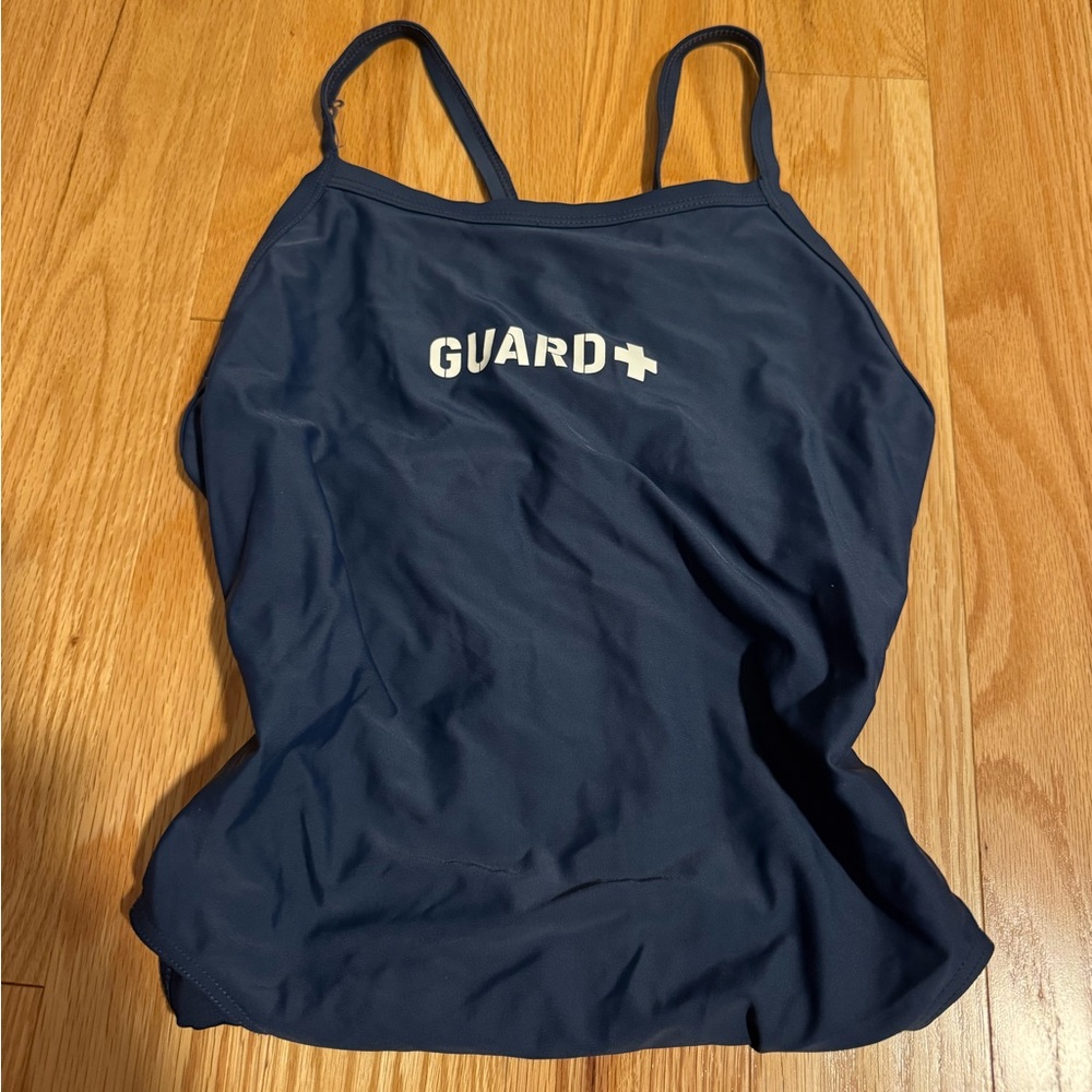 Navy Blue Guard Women's Swimsuit